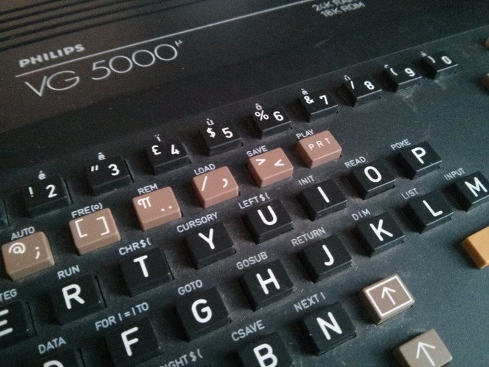 Clavier du VG5000µ