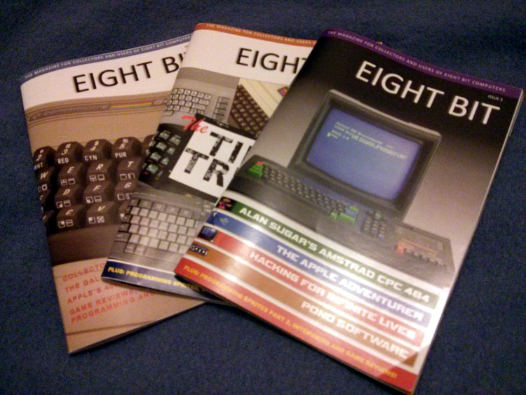 3 numéros de Eight Bit Magazine